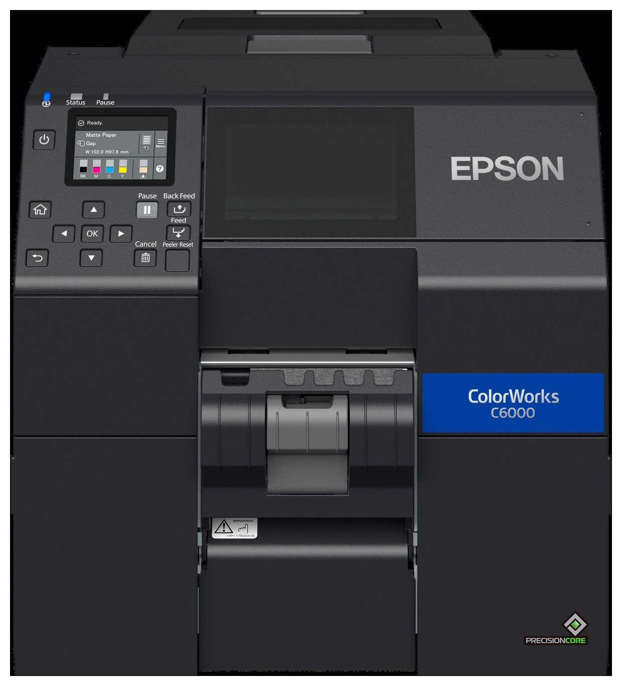C6000Pe — wersja z odklejakiem do linii print-and-apply