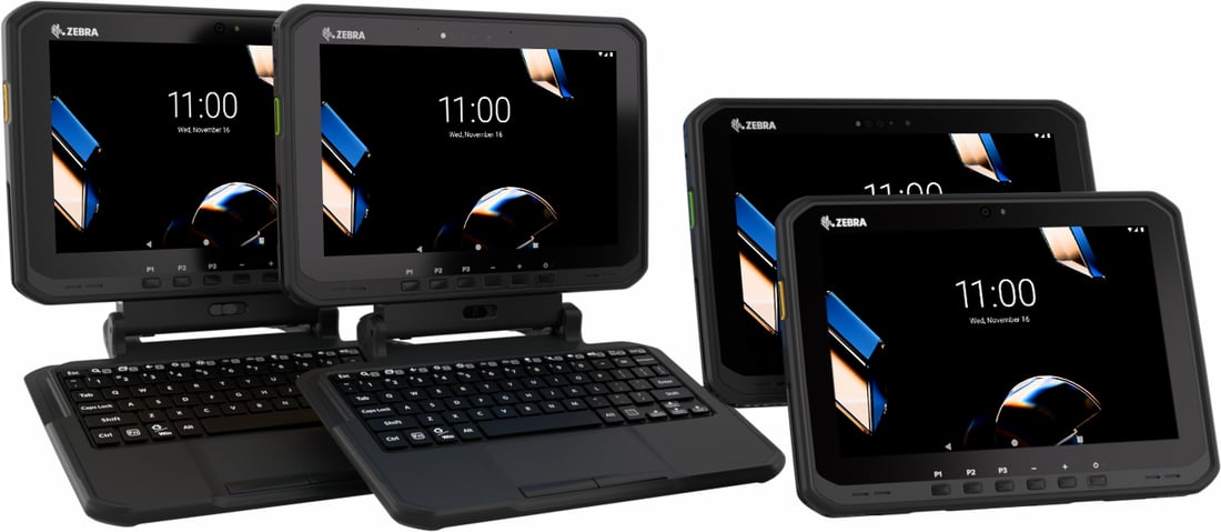 Rodzina ET6x — ET60 / ET65 oraz tryb laptopa z klawiaturą 2-w-1