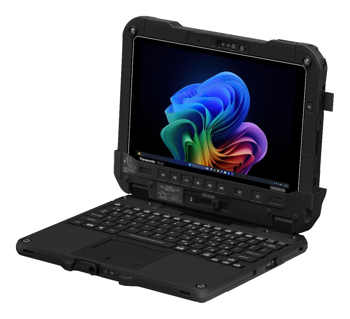 Tablet zadokowany w klawiaturze — praca w trybie notebooka