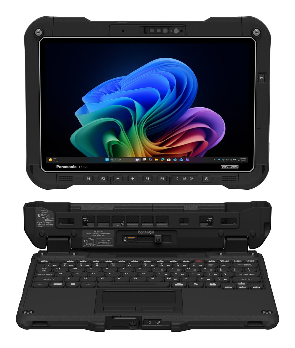 Tablet zdjęty z odłączanej klawiatury dokującej