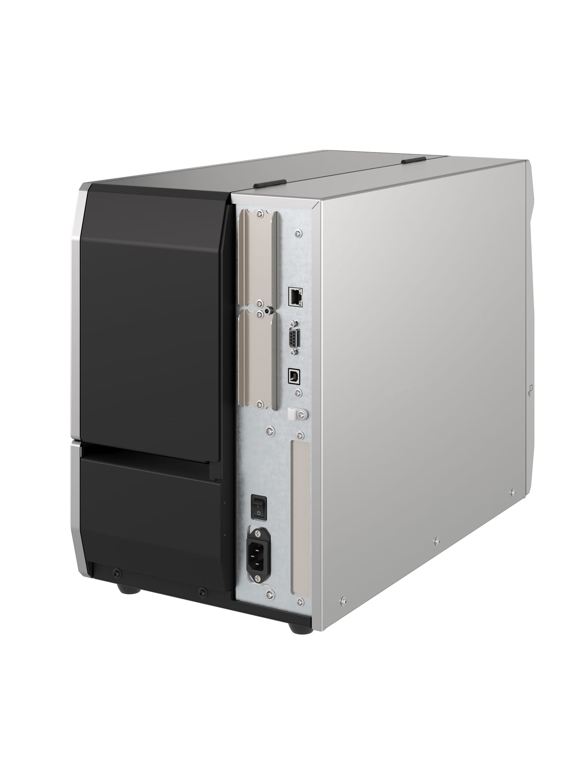 Tył — porty (Gigabit Ethernet, USB, RS-232)